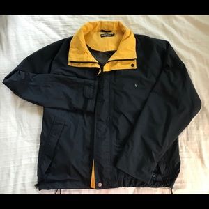 Nautica Gore-Tex Golf Windbreaker, Blue and Yellow